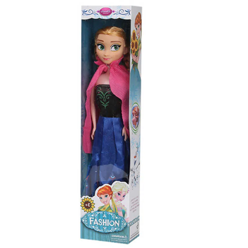 Disney новые детские куклы игрушки принцесса Эльза Анна Carttoon кукла Снежная королева дети девочки игрушки в подарок на день рождения для детей куклы 30 см - Цвет: B
