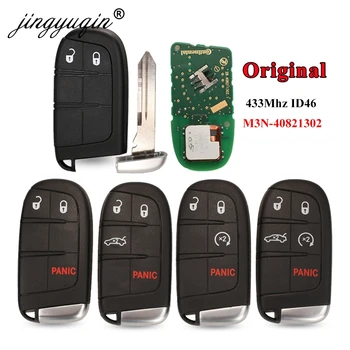 Keyforkess ricambi originali Smart Remote Key Fob per Dodge Journey Challenger SRT CK caricabatterie id433 MHz ID46 Chip 2/3/4/5BTN