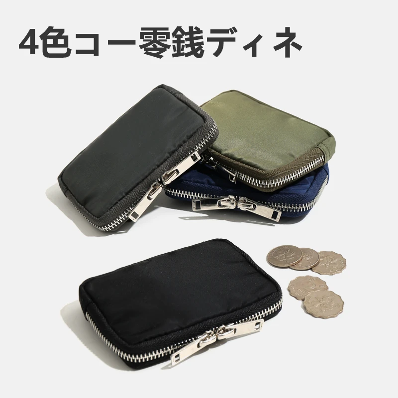 interrumpir musical excusa Carhartt cartera de tela de nailon para hombre y mujer, monedero corto  informal, de estilo japonés y coreano, para tarjetas de crédito|Monederos|  - AliExpress