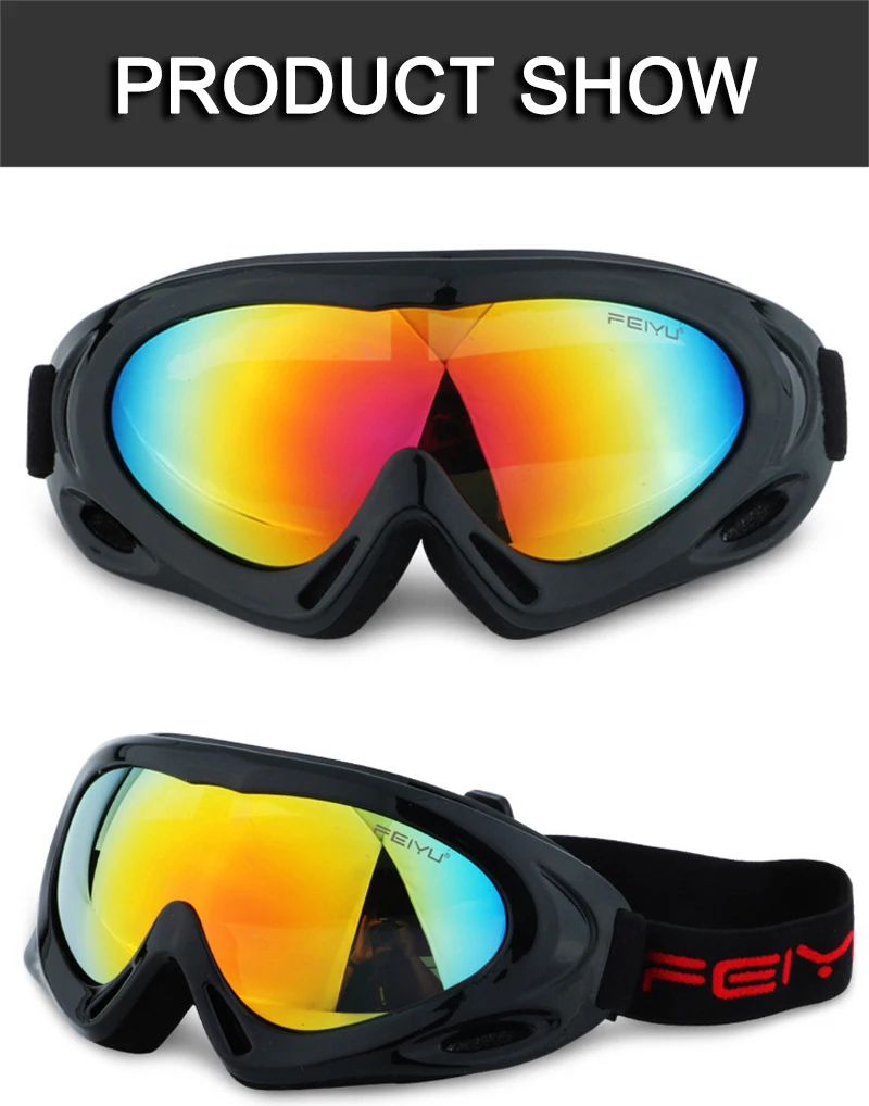 Сноуборд лыжные очки зимние мотоциклетные очки ветрозащитные наружные противотуманные УФ-защитные спортивные походные очки для езды по бездорожью