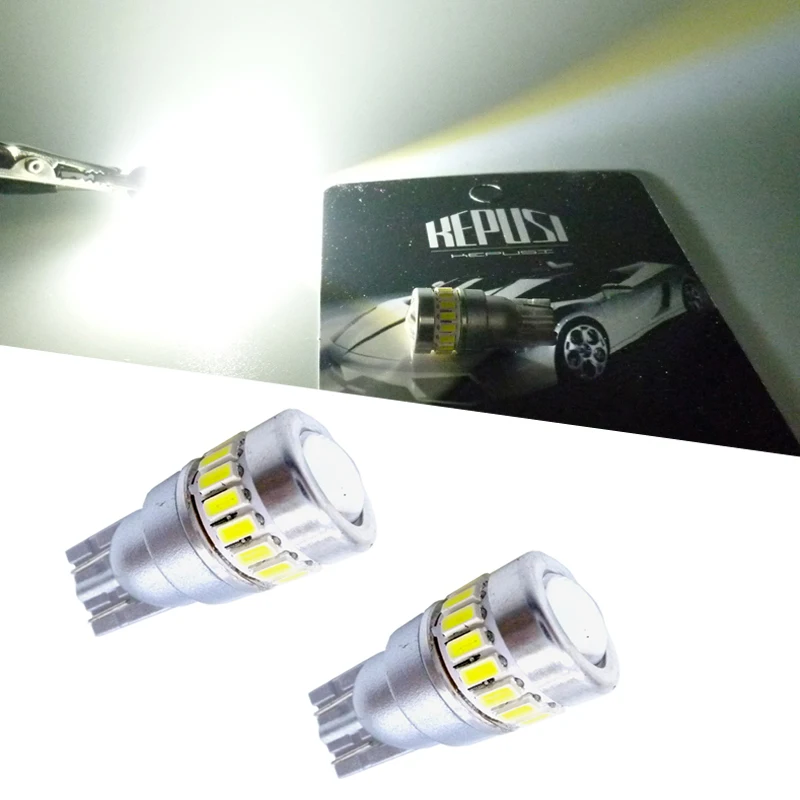 

2x W5W T10 LED Canbus Bulb For Peugeot 206 207 307 3008 2008 308 408 508 301 208 No OBC Error Clearance Parking Lights