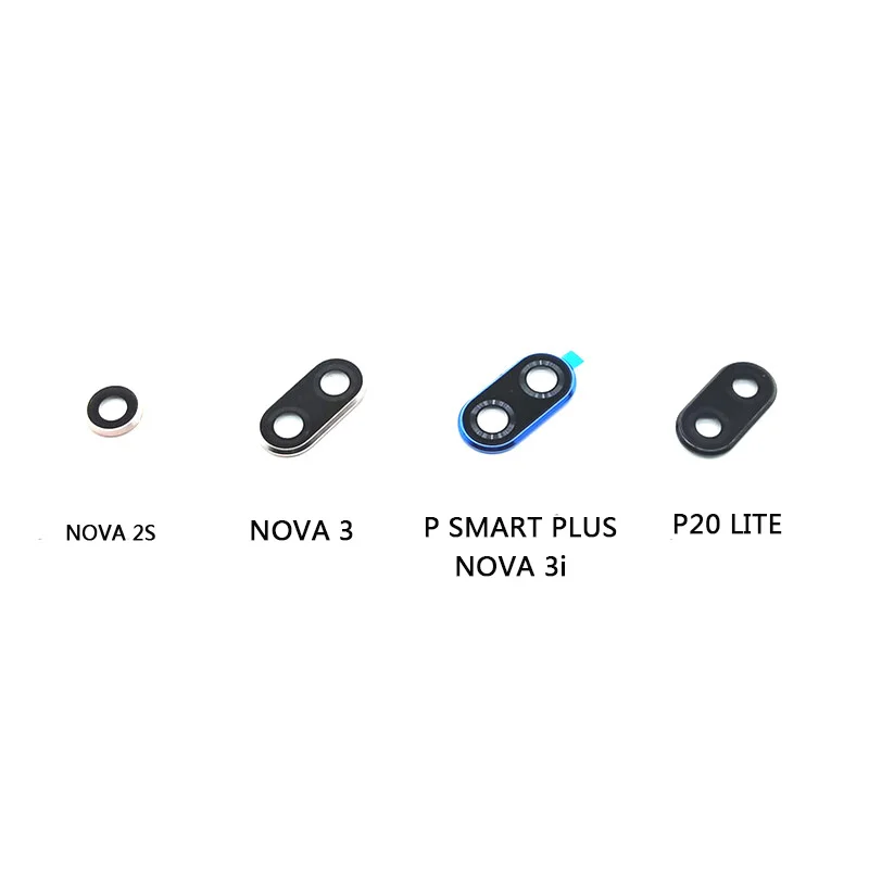 Для Huawei P20 Lite/ Nova 3E NOVA 2 S/P SMART PLUS 3 стеклянная оправа для объектива камеры задняя
