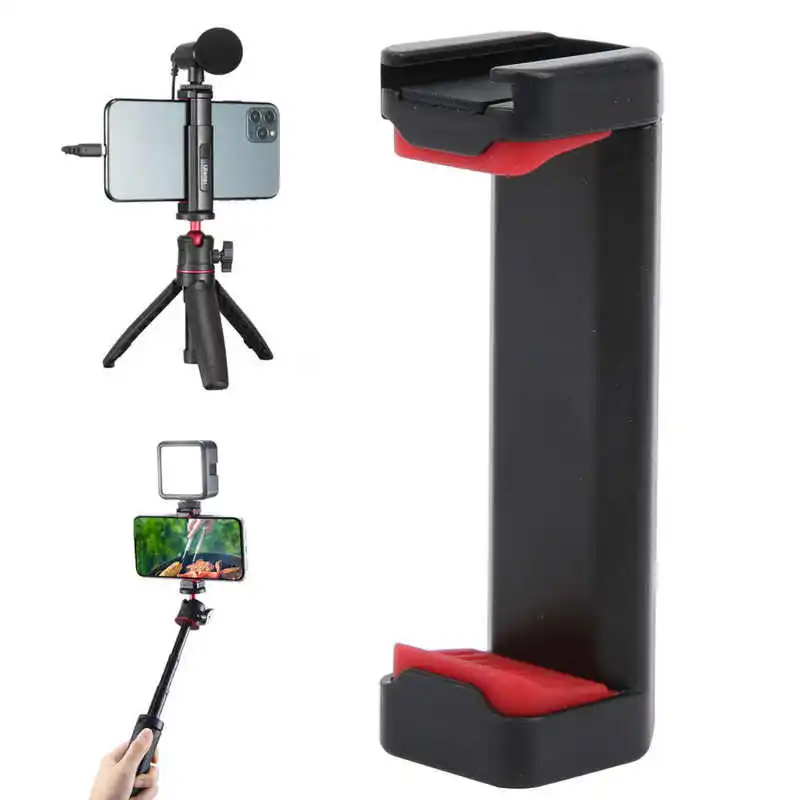 Ulanzi-Soporte de teléfono multifunción ST-19, abrazadera con zapata fría antideslizante para micrófono, luz LED para vídeo, Vlog, accesorios