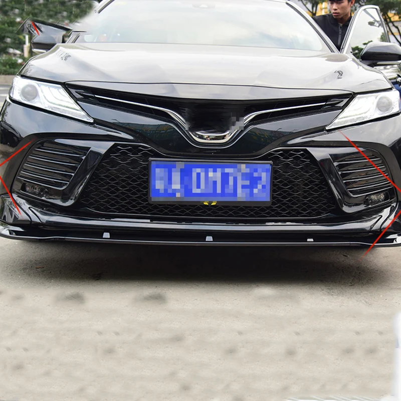 Подходит для Toyota Camry сотовая средняя сетка переоборудованная решетка переднее украшение для лица передний страховой корпус