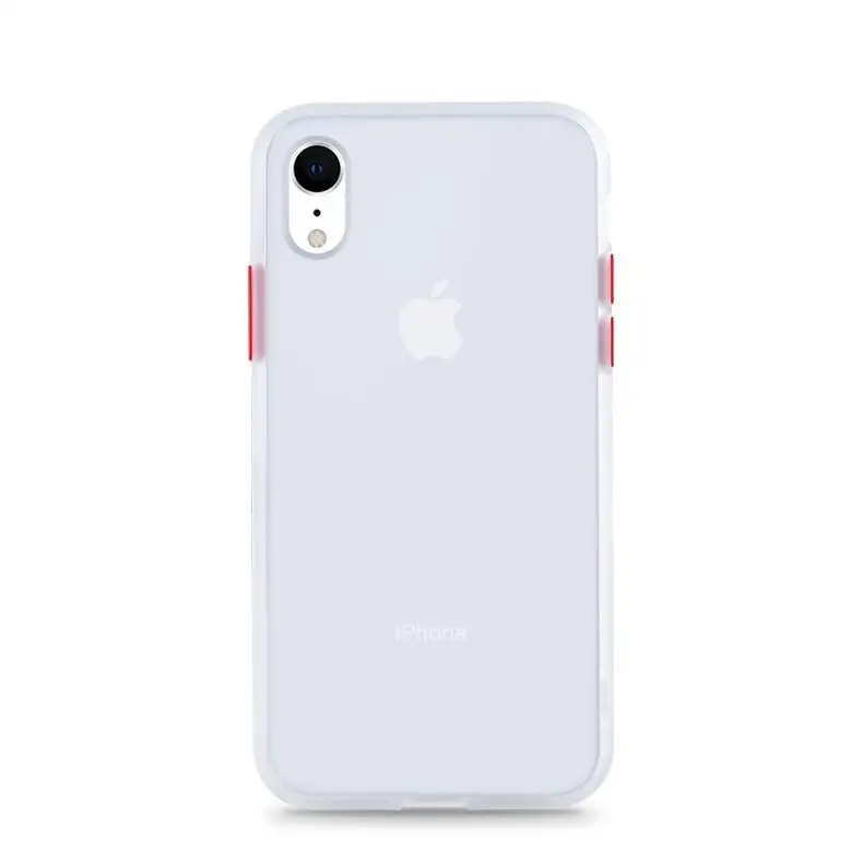 Красочное прозрачное матовое стекло с эффектом антиотпечатки чехол для iPhone 11 Pro Max X XS XR XS Max 8 7 6 6S Plus защитная задняя крышка