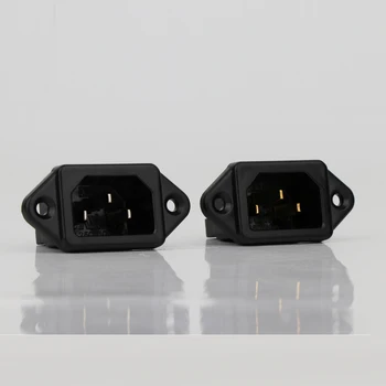 

Pcs YTER Power Socket IEC320 C14 Mains AC Male Power Plug Electric Power Cord Inlet Receptacle Connector