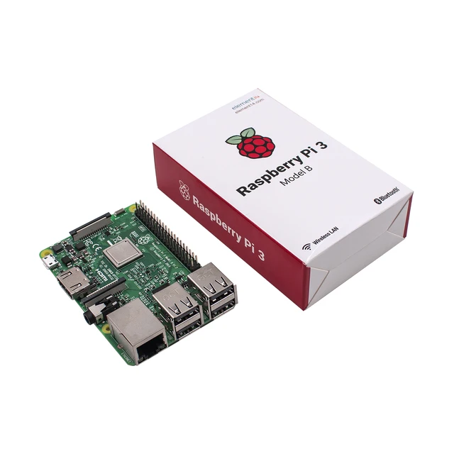 Placa Raspberry Pi 3 Modelo B, 1GB LPDDR2 BCM2837, Quad-Core, con WiFi y Bluetooth, versión Element14 Placa Raspberry Pi 3 Modelo B, 1GB LPDDR2 BCM2837, Quad-Core, con WiFi y Bluetooth, versión Element14