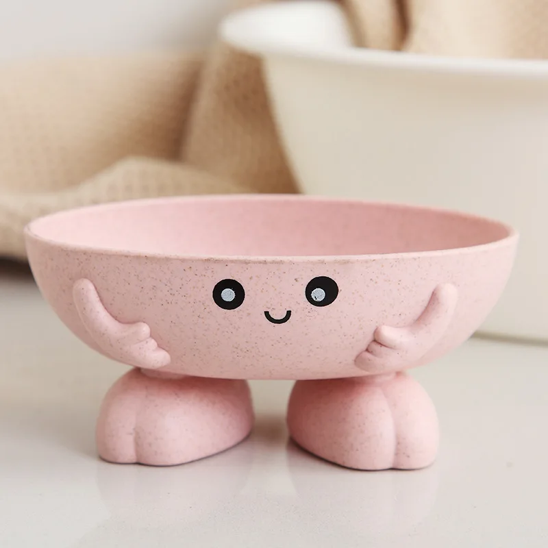 

Children's Toy Cartoon Shape Soap Box with Cover Draining Practical Easy Clean Soap Dish Bathroom Candy Colors Soaps Dish Box