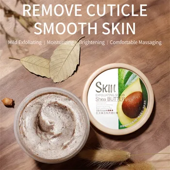 

Avocado Scrub Body Scrub Cream Body Deep Cleaning Exfoliating Whitening Moisturizing Anti Cellulite Pores Acne Treatment Smooth