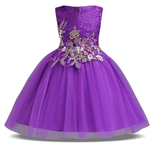 Детское платье с вышивкой красное для дня рождения на Возраст 3-14 лет зима 2021 |