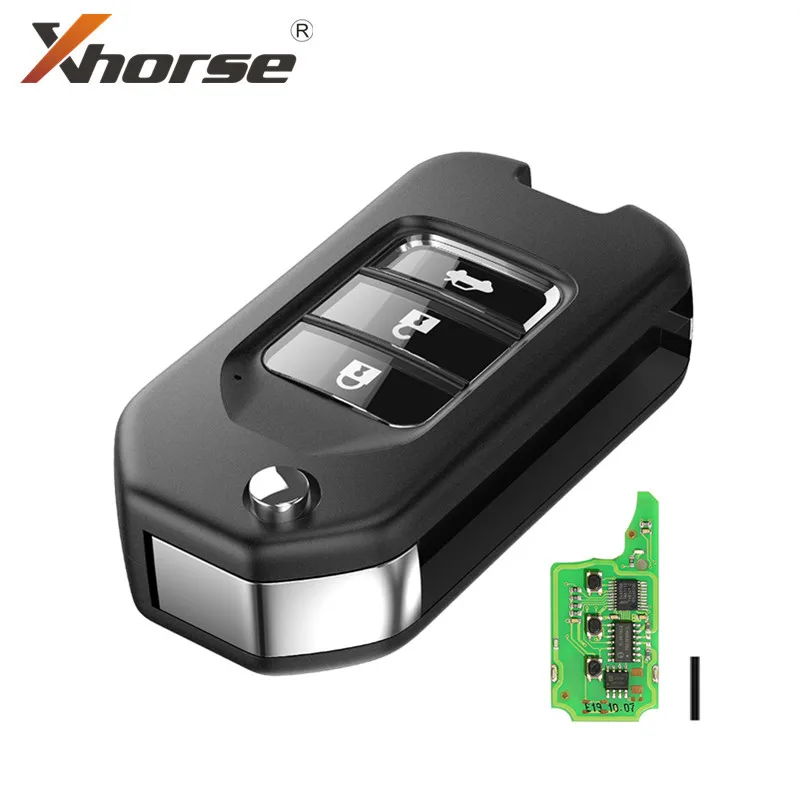 Беспроводной универсальный пульт дистанционного управления Xhorse VVDI2 3 кнопки для ретранслятора типа Honda XNHO00EN