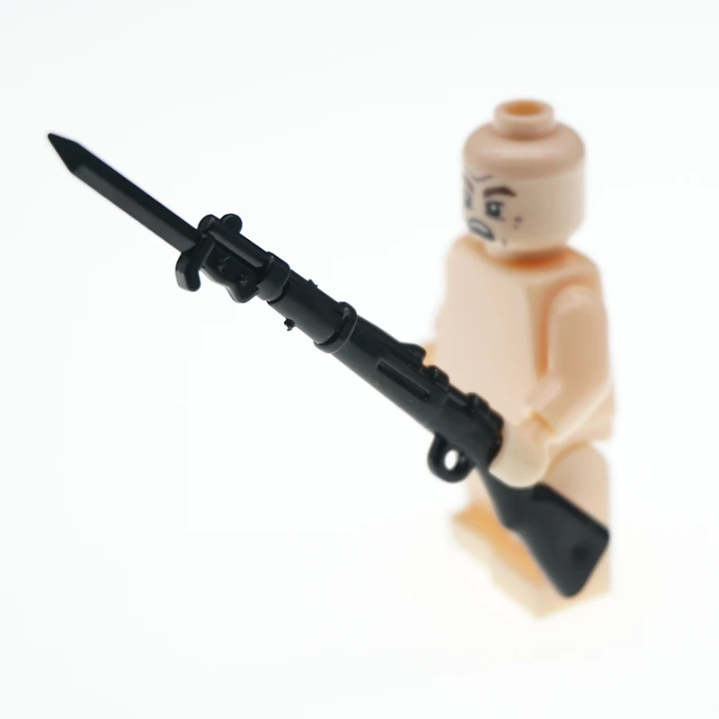 

10 PCS/Lot WW2 Military Series Weapons Guns Army Soldiers Building Blocks Bricks Model Accessories Block Toys B172