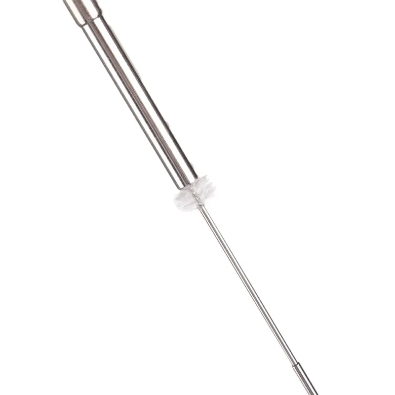 Reusable Metal Drinking Straws Stainless Steel Sturdy Bent Straight Drinks Straw With Keychain Storage Case And Cleaning Brush