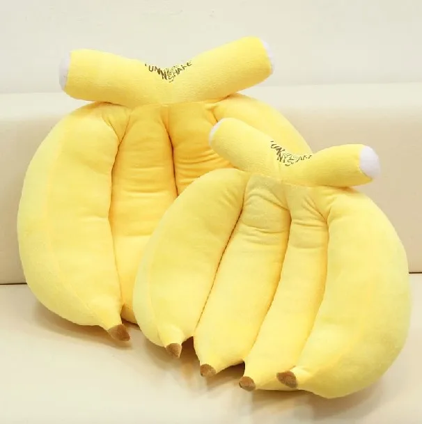 Фруктовая Подушка-банан Милая креативная Подушка Плюшевые игрушки Подушка для спины двухцветная на выбор