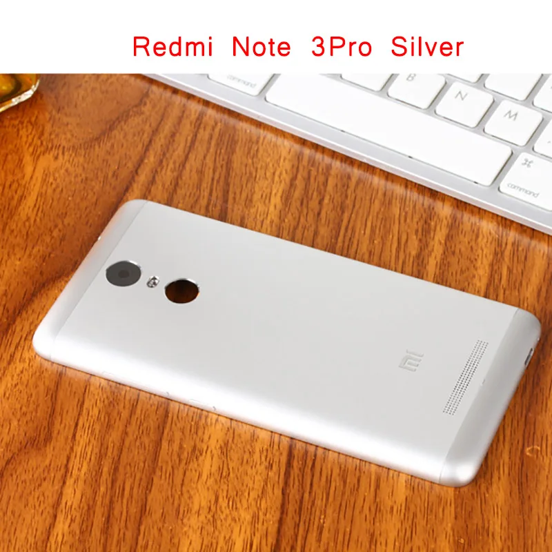 Чехол для Xiaomi Redmi Note 3 150 мм, чехол для аккумулятора Redmi Note 3 Pro, чехол для задней панели, чехол для корпуса, Global Edition - Цвет: NOTE3 PRO Silver