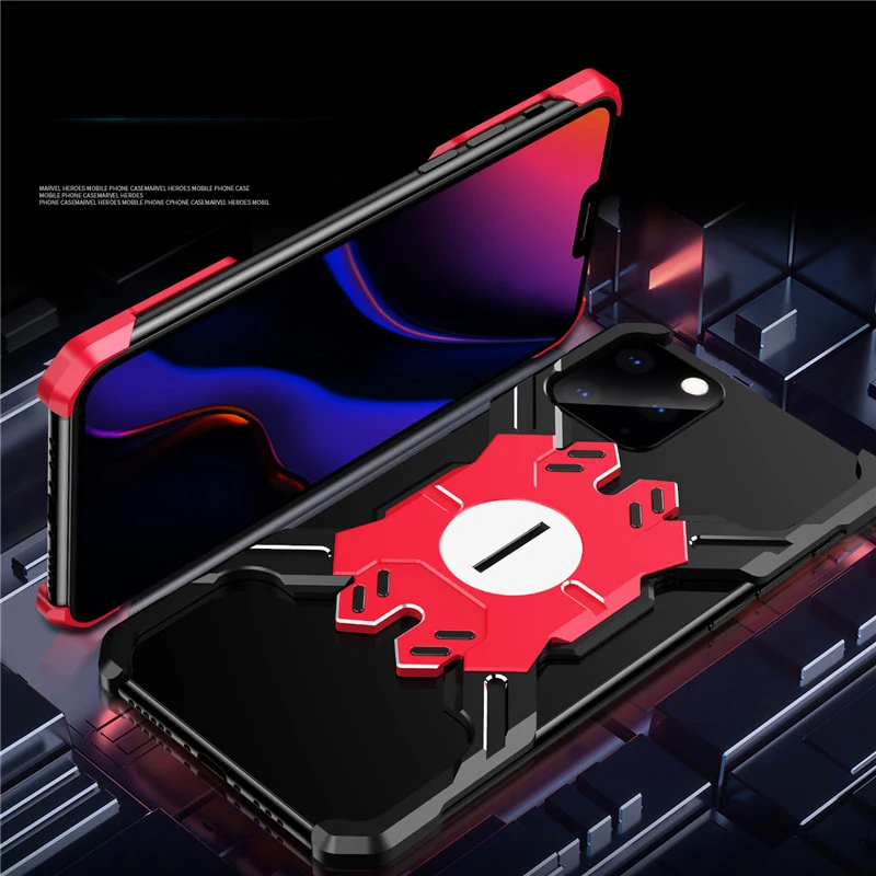 Алюминиевый металлический бампер чехол для iPhone 11 Pro Max XR X Xs Hero Elements тонкий противоударный безрамный чехол для iPhone 7 8 6 6s Plus