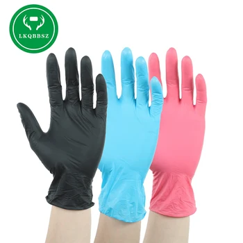 

Disposable Rubber Latex Gloves PVC Food and Beverage Thicker Durable Household Cleaning Mask