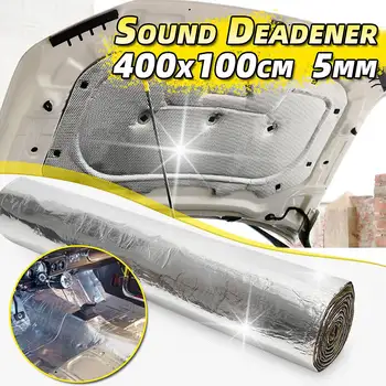 

Audio Noise Control Sound Deadener Car Shield Insulation Material Mat Car Sound Proofing Deadening Car Hood Insulation 400x100cm