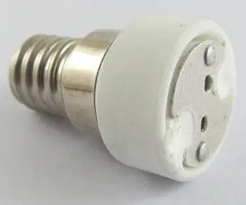 買取 10x E14オスMR16雌ソケットベースledハロゲンcfl電球ランプアダプタ