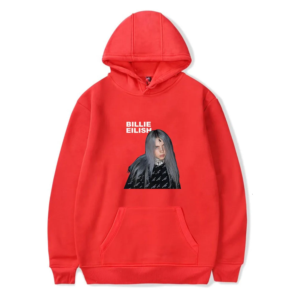 Billie Eilish, женские толстовки, свитшоты, куртки, Повседневная Толстовка с капюшоном размера d размера плюс 4XL, товар,, повседневная мода