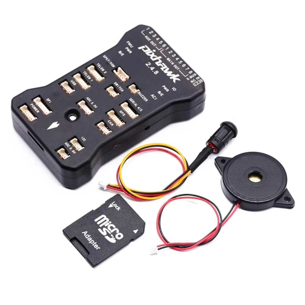 

Hot Pixhawk PX4 PIX 2.4.8 32 Bit Flight Controller Autopilot with 4G SD Safety Switch Buzzer PPM I2C for RC Quadcopter
