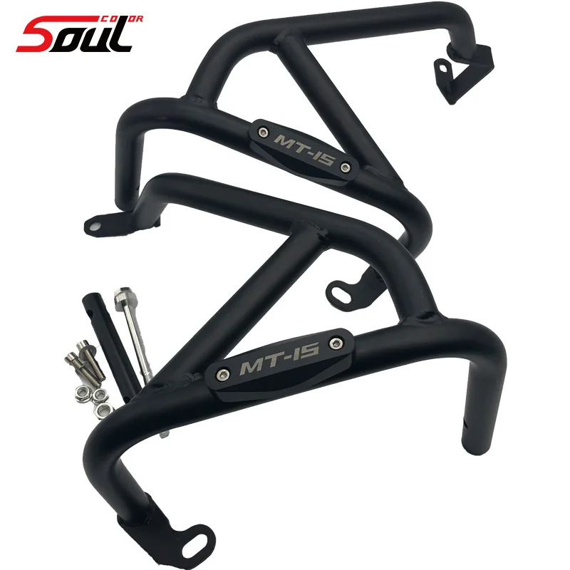 

Motorcycle Crash Bars Frame Protector Protection Guard Falling Protection Bumper Fit For YAMAHA MT-15 MT15 2019 2020 MT125 19-20