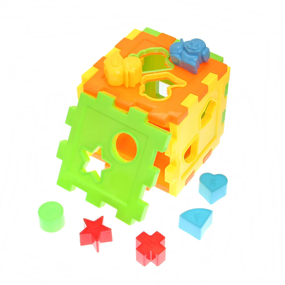 

Colorful Baby Block Matching Sorting Recognition Toy Magic Cube Intelligence Development Box Games Early Educational For Kids