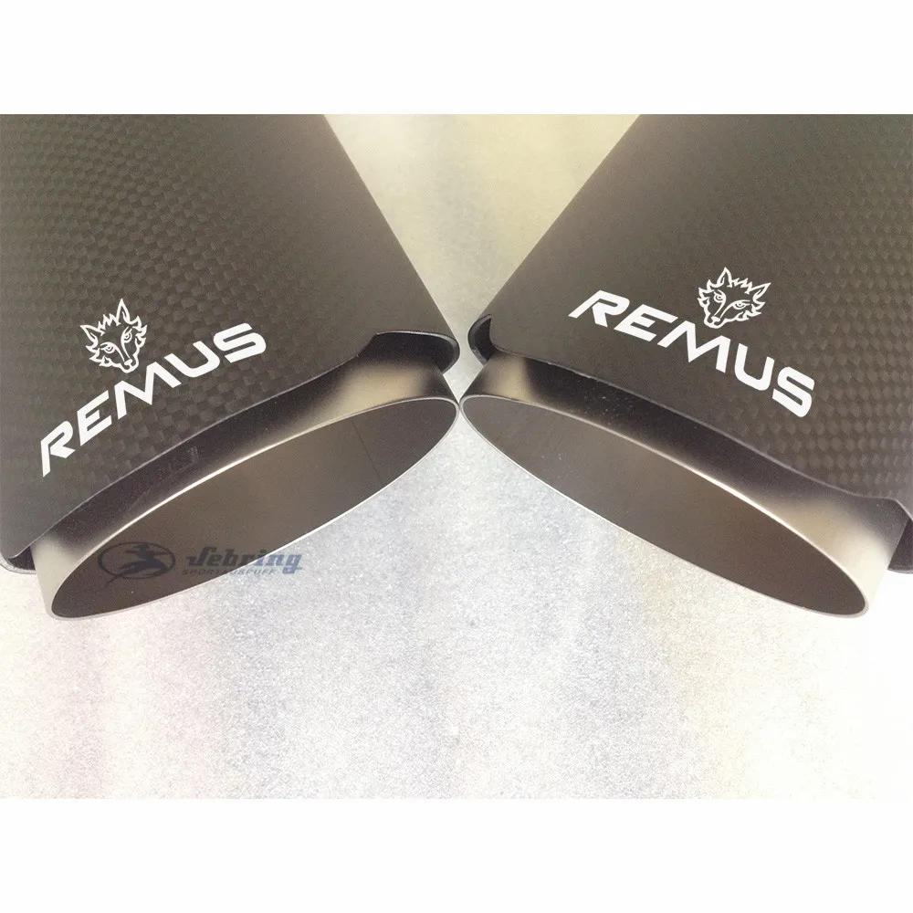 1pcs fibre for RUMES Stainless steel Universal Automobile exhaust pipe Muffler Car accessories modification passat performance