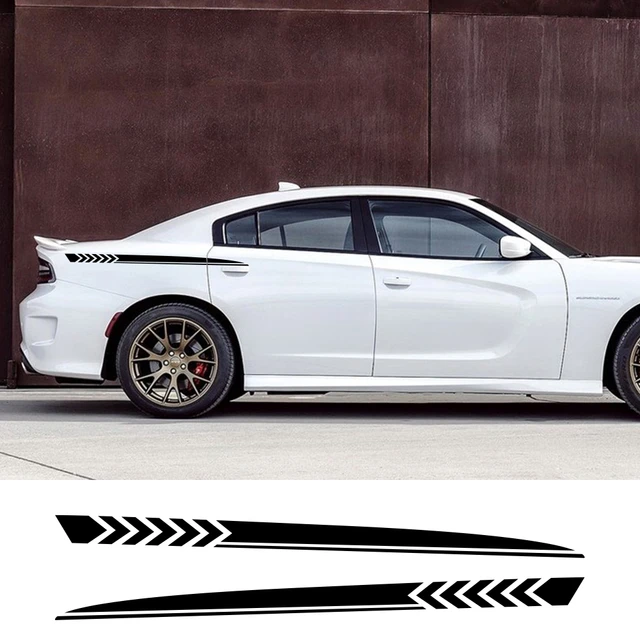 2pcs Car Styling Stripes Graphic Decal Sport Stickers Car Styling Car  Sticker and Decal Car Accessaries for Honda - AliExpress