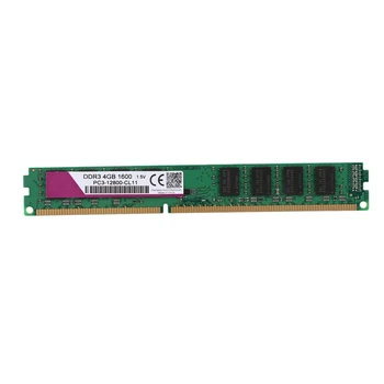 

DDR3 Ram PC3 1.5V Desktop PC Memory 240Pins for High Compatible 4 GB 1600Mhz 12800U Useful Computer Accessories