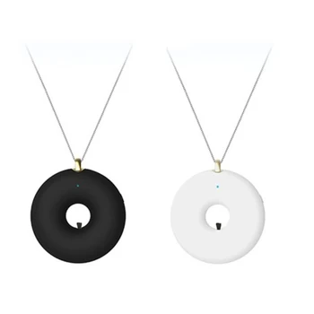 

2Pack Personal Air Purifier Portable USB Ioniser Air Fresher Cleaner Ionizer Necklace Negative Ion for Adults Kids