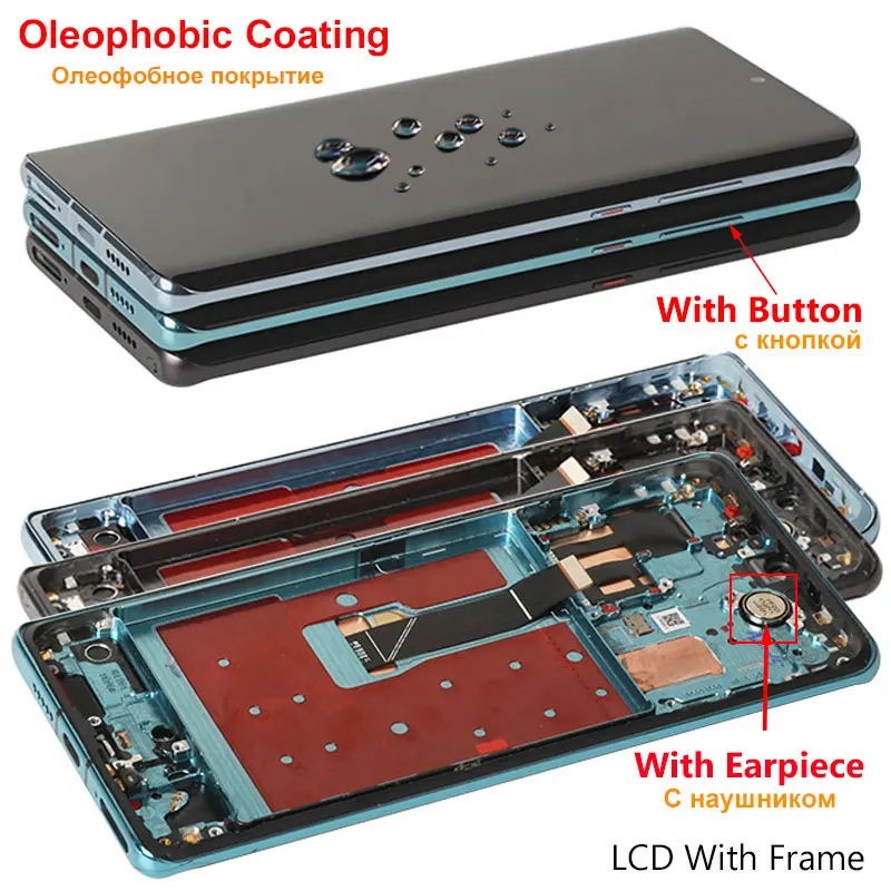 US $111.28 647 Original Display For Huawei P30 Pro Screen Support Fingerprint LCD Replacement For Huawei P 30 P30 Pro Global Display
