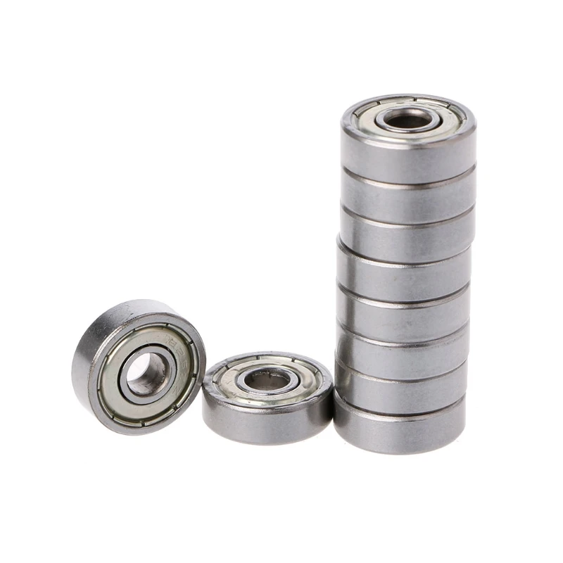 

10Pcs 625ZZ Mini Metal Double Shielded Flanged Ball Bearing For 3D Printer Parts