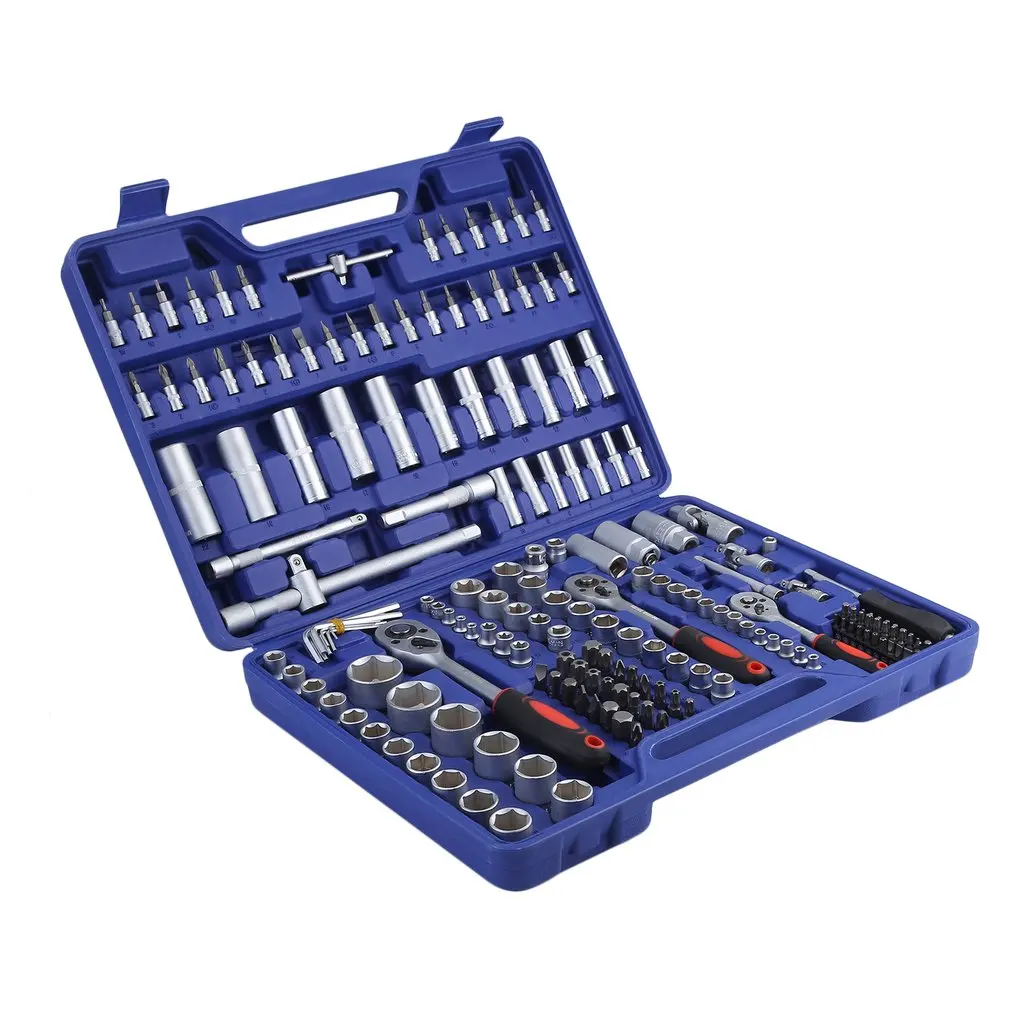 171pcs/set Professional Carbon Steel KS Tools Socket Wrench Set Metal Construction Socket Spanner Wrench Set Repair Tools Sale