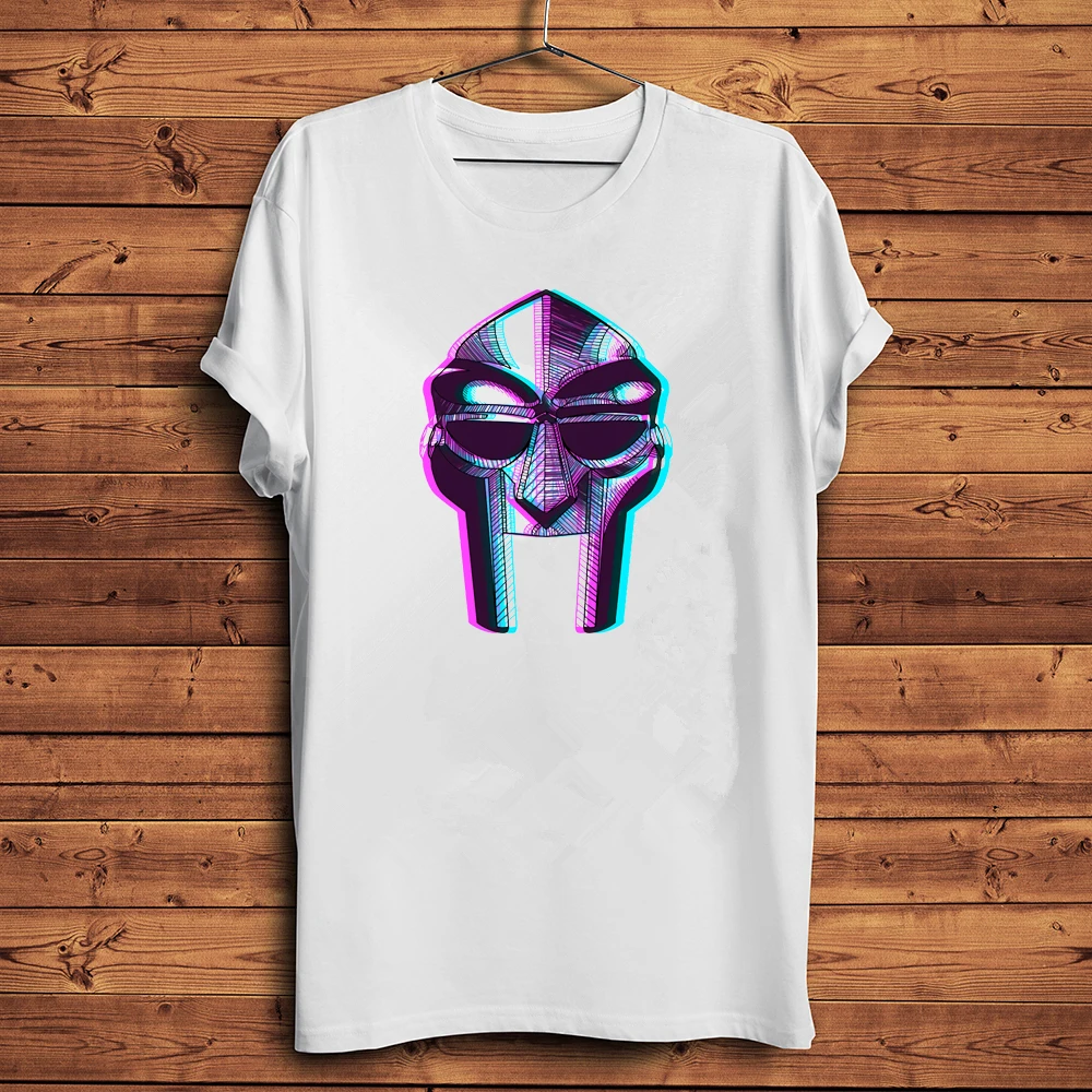 Rapper Mf Doom Shirt Mf Doom Mask Logo E Madlib Madvillainy T-Shirt Hip Hop Tees Cool Streetwear
