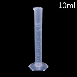 Cilindro de plástico para máscara facial, 10ml, ferramenta para laboratório, ferramenta para medição de eletrônicos
