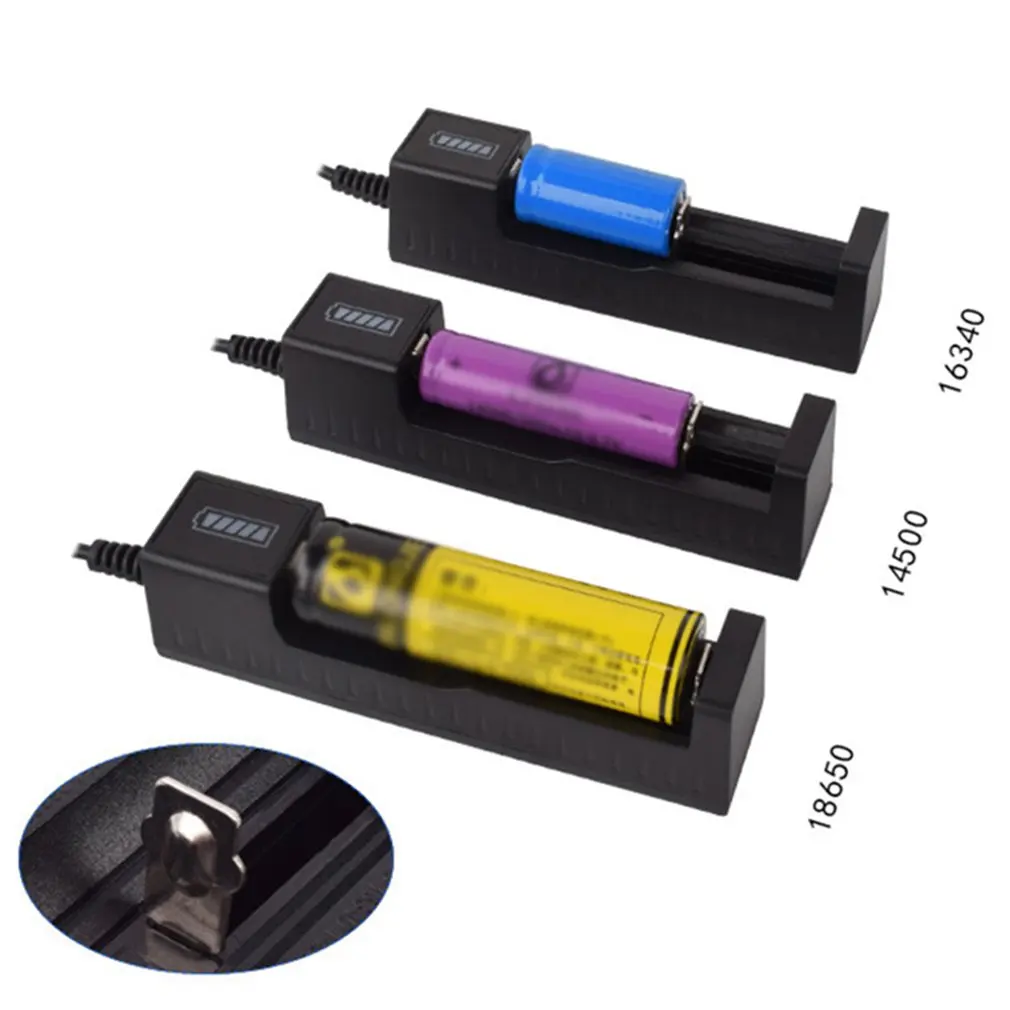 

Lithium Battery Usb Android Charger Glare Flashlight Accessories 18650 Charger 26650 Smart 3.7v Lithium Battery Charger