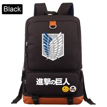 

Christmas Cartoon Anime Wings Attack On Titan Boy Girl Book School Bag Women Bagpack Teenagers Schoolbags Student Backpack
