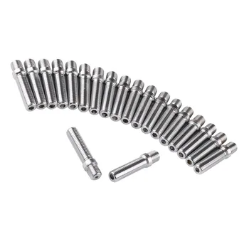 

20 Pieces Extended Stud Conversion M12*1.5-M12*1.5 Screw Adapter For BMW