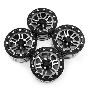 

4PCS Metal Beadlock 1.9 Wheel Rim for 1/10 RC Rock Crawler TRX-4 TRX4 D90 D110 TF2 Axial SCX10 90046 S206