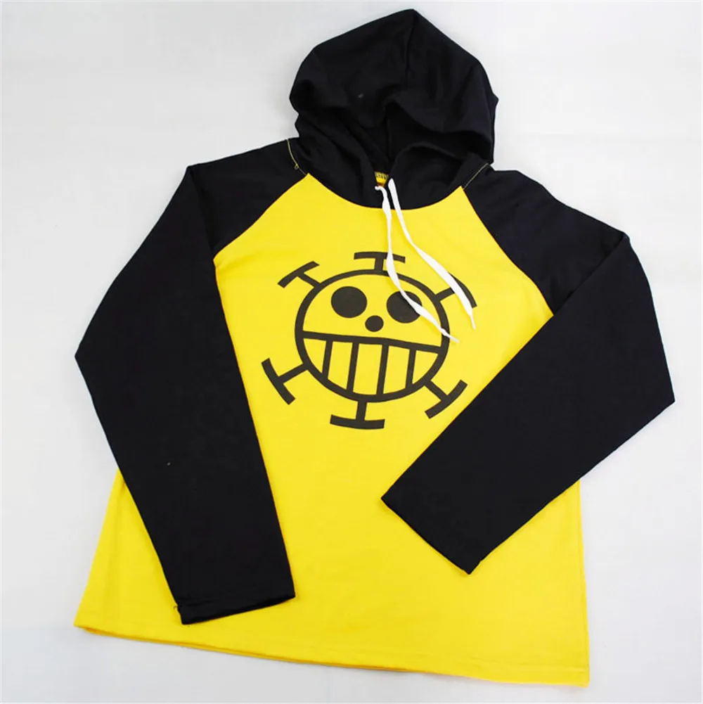 Косплей костюм Trafalgar Law из японского аниме One Piece Толстовка для взрослых желтый