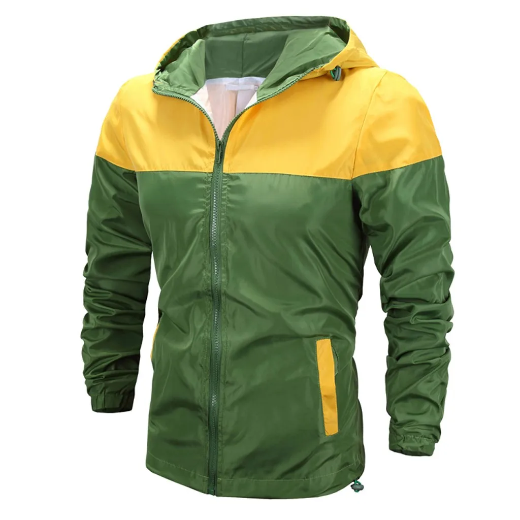 

Men Hooded Softshell For Windproof And Waterproof Soft Coat Shell Jacket Thin Jackets Hooded Casual Sporting Coat Big Size Y927