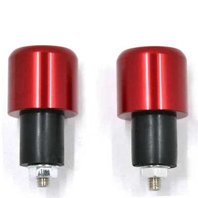 Red Grip End JAER мотоцикл Упоры для рук на руль велосипеда велосипед CNC Заготовка руль акустическая система концы слайдер красный для Yamaha Kawasaki Honda Байк - Цвет: Red Grip End