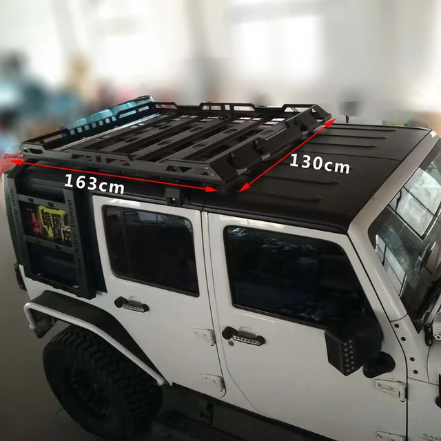 Sturm Auto Dach gepäckträger Gepäckträger Korb für Jeep für Wrangler JK 4  Türen Lantsun - AliExpress