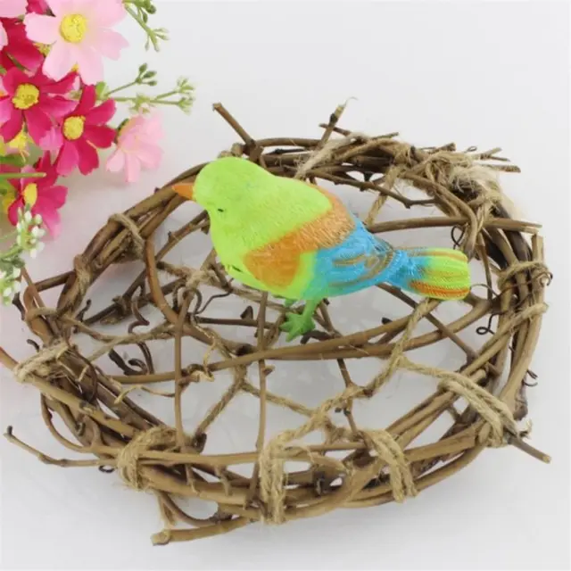 Novelty Voice Controlled Bird Call Chirp Electronic Pet Gag Kids Baby Toy Voice Controlled Bird 5