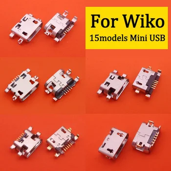 

2pcs charging port micro mini usb jack socket female plug dock connector repair parts For Wiko Robby 2 Tommy 2 View 2 GO Max