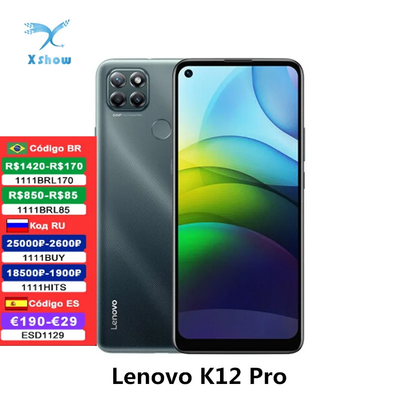 Смартфон Lenovo Lemon K12 Pro мобильный телефон Поддержка NFC экран 6 8 дюйма 4 Гб ОЗУ 64 ПЗУ на