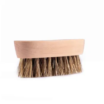 

Salon Face Massage For Men Travel Home Multifunction Skin Cleaning Handheld Oval Beard Brush Boar Bristle Portable Mustache Care