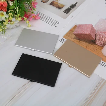 

Low Profile Metal Case 1PC Professional Business Card Holder for Men & Women