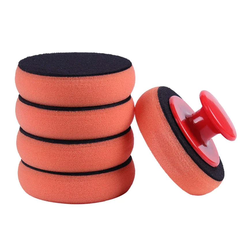 5PCS Car Wash Wax Polish Pad Polishing Pad Sponge Car Cleaning Cloth